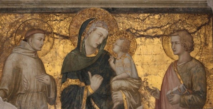 Francesco e la Vergine Maria