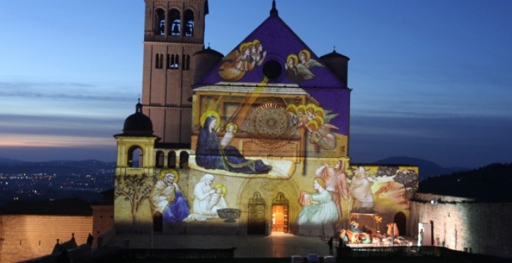 Natale di luce ad Assisi